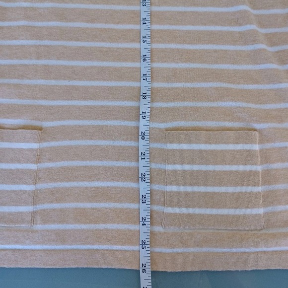 Lilly Pulitzer Striped Knit Sweater Pullover Top XS Pockets Tassel Detail - Picture 4 of 12